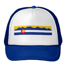 Colorado Flag Mountain Range Hat