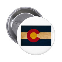 Colorado Flag Pinback Buttons