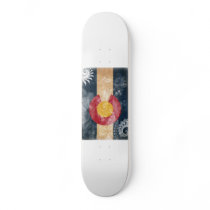 Colorado Flag Custom Skate Board