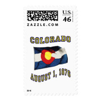 COLORADO FLAG STATEHOOD postage