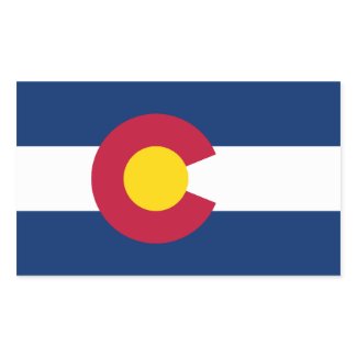 Colorado Flag sticker