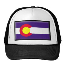 Colorado Flag Trucker Hats