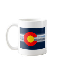 Colorado Flag with Mountains Mug