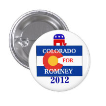 Colorado  for Romney 2012 Buttons