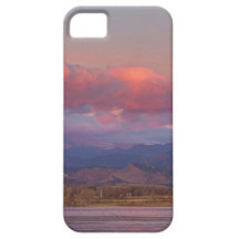 Colorado Front Range Longs Peak Full Moon Sunrise iPhone 5 Covers