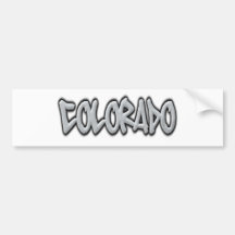 Colorado Graffiti Bumper Sticker