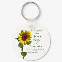 Colorado Green Party keychain by irregulargoods Colorado Green Party keychain