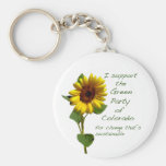 Colorado Green Party keychain