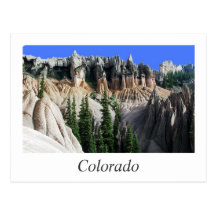 colorado hoodoos post cards