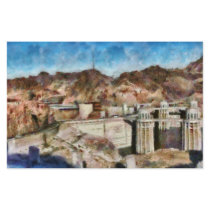 Colorado - Hoover Dam Personalized Stationery