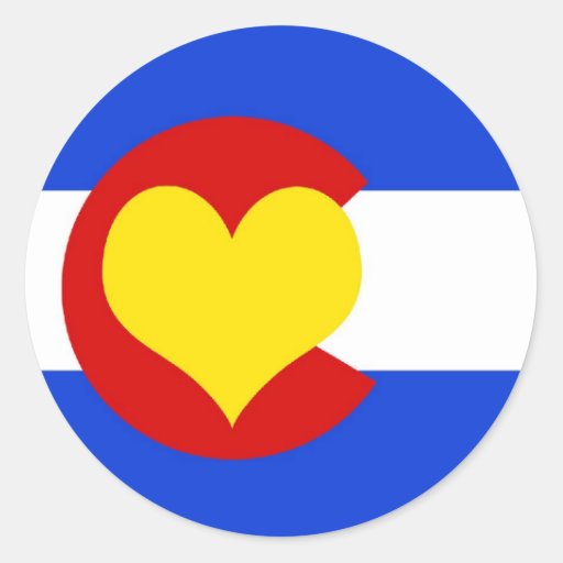 Colorado is for Lovers Classic Round Sticker Zazzle