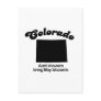 Colorado Motto - April showers bring May blizzards Postcards