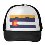 Colorado Mountains and Flag Hat