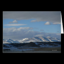 Colorado Mountains Card cards