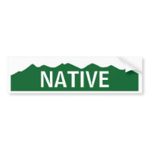 Colorado Native bumper stickers