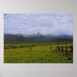 Colorado Pasture Poster Print