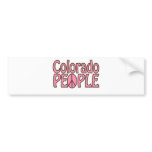 Colorado People Bumper Sticker