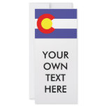 COLORADO CUSTOM RACK CARD