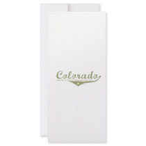 Colorado Revolution T-shirts Customized Rack Card