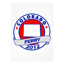 Colorado Rick Perry Custom Invites