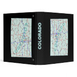 Colorado Road Map Avery Binder