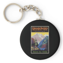 Colorado Rockies Black Hills and Utah Key Chain