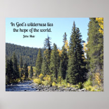 Colorado Rocky Mountain National Park, with quote Print