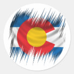 Colorado Round Stickers