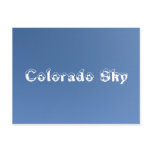 Colorado Sky Postcard