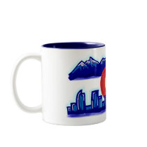 Colorado skyline mug