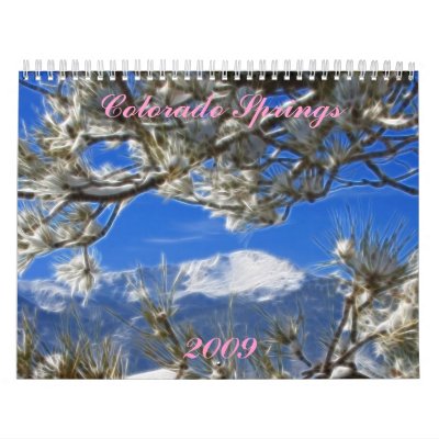 Colorado Springs CO Fractalius Art Pictures Calendars by KahunaLuna
