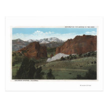 Colorado Springs, Colorado 3 Postcard