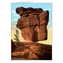 Colorado Springs Garden of the Gods Balancing Rock Card