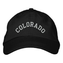 Colorado State Embroidered embroidered hats