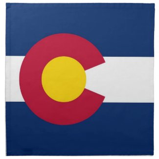 Colorado State Flag American MoJo Napkin