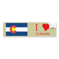 Colorado State Flag bumper stickers