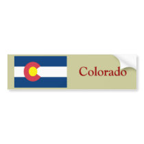 Colorado State Flag bumper stickers