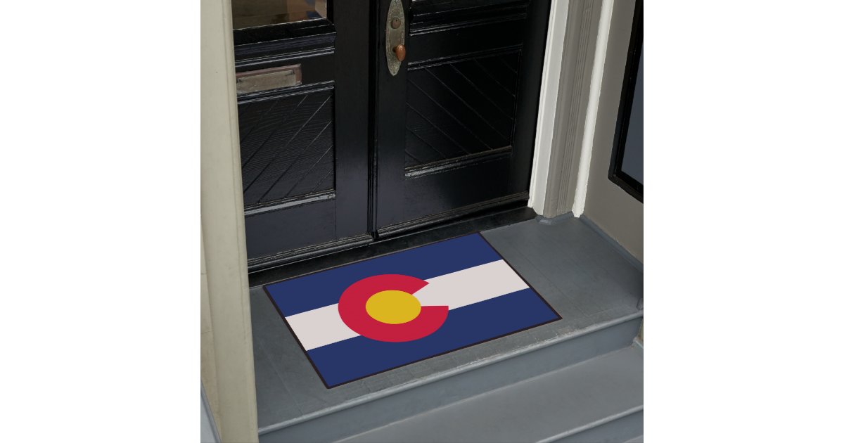 Colorado State Flag Design Doormat Zazzle