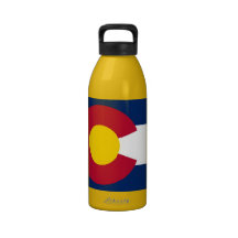 Colorado State Flag Liberty Bottle Reusable Water Bottle