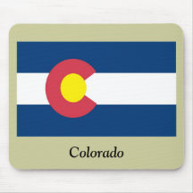 Colorado State Flag Mouse Pads