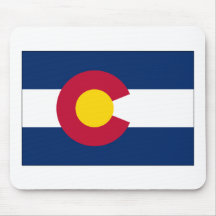 Colorado State Flag Mouse Pads