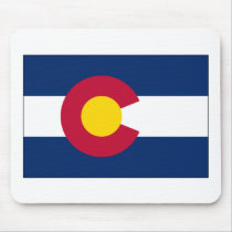 Colorado State Flag Mouse Pads