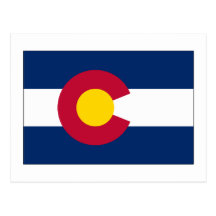 Colorado State Flag Postcard