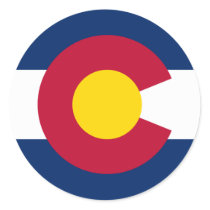 Colorado State Flag stickers