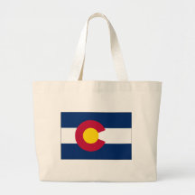 Colorado State Flag Tote Bags