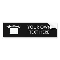 COLORADO STATE MOTTO T-SHIRT T-shirt Bumper Stickers
