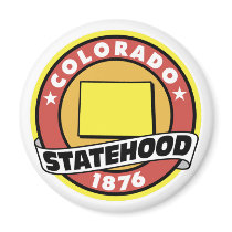 Colorado Statehood Gifts and Tees Refrigerator Magnet