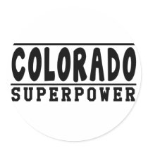 Colorado Superpower Designs Sticker