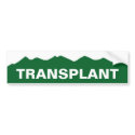 COLORADO TRANSPLANT BUMPER STICKERS