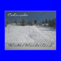 Colorado winter wonderland postcards